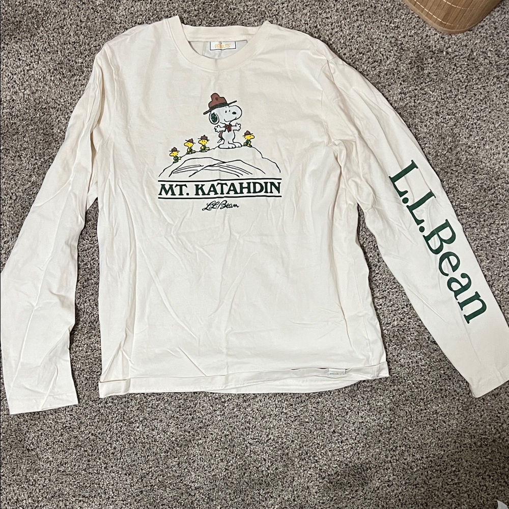 L.L. Bean x Peanuts Cream Tee